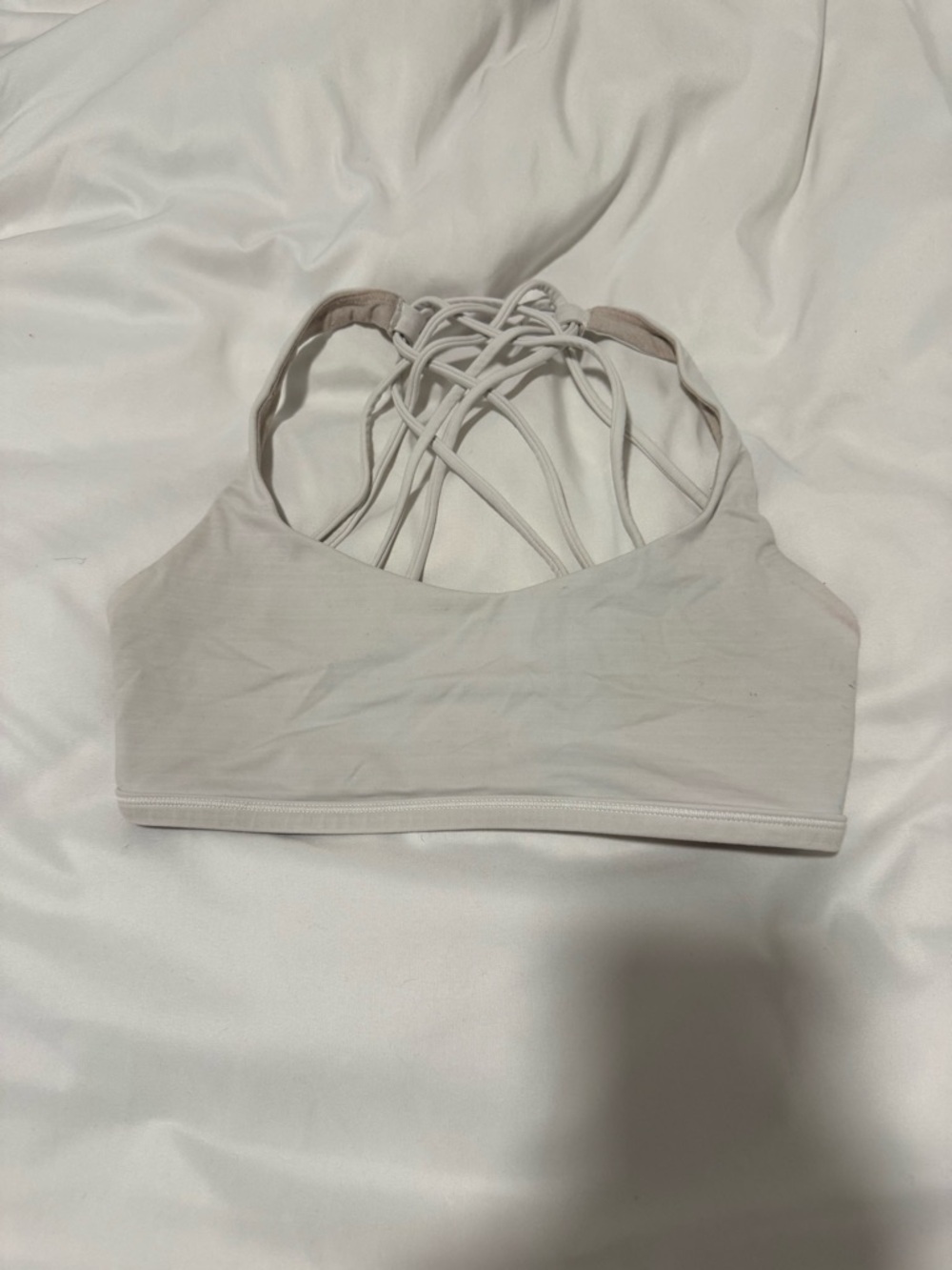 lululemon White Sports bra